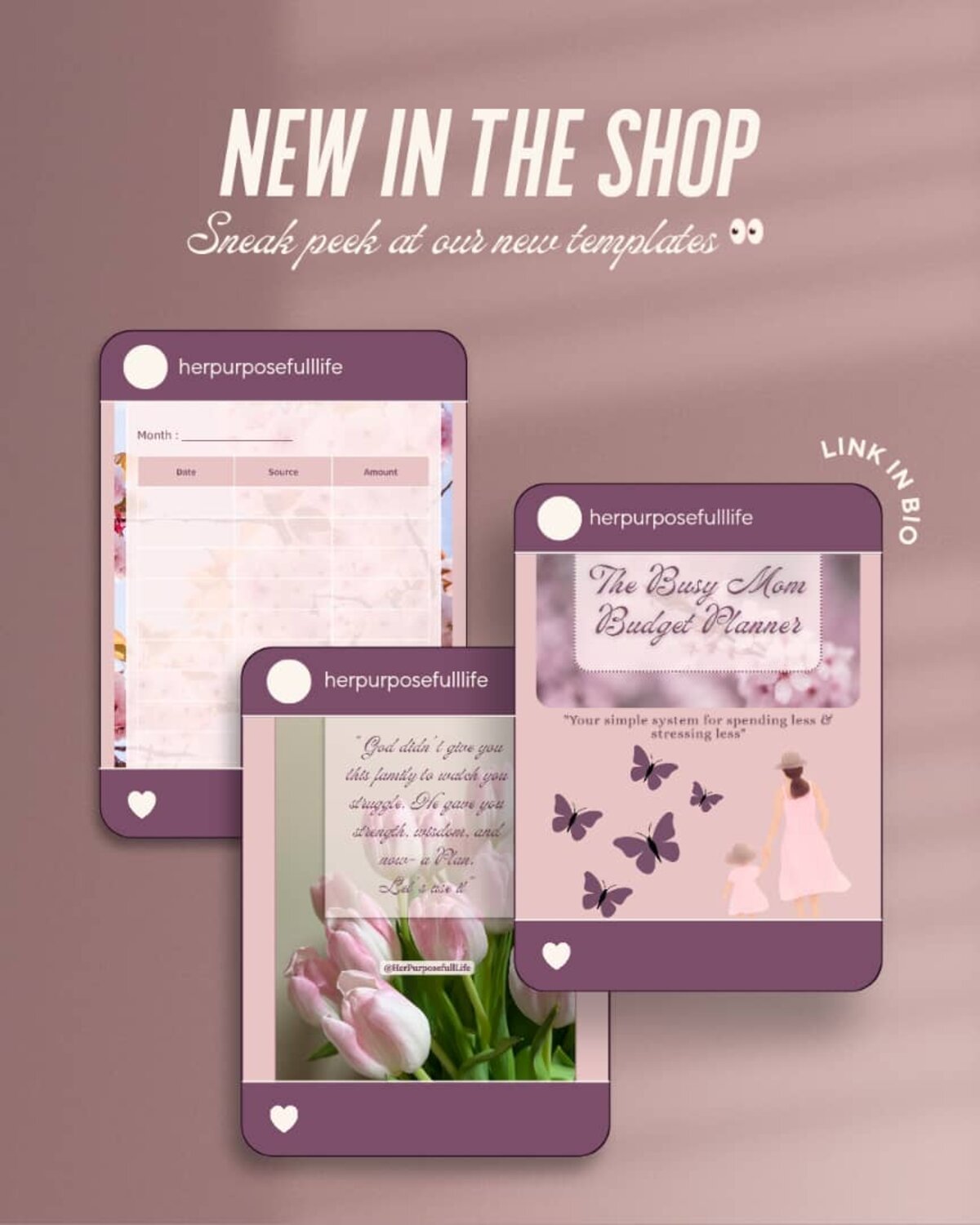 HerPurposefulLife new shop templates preview