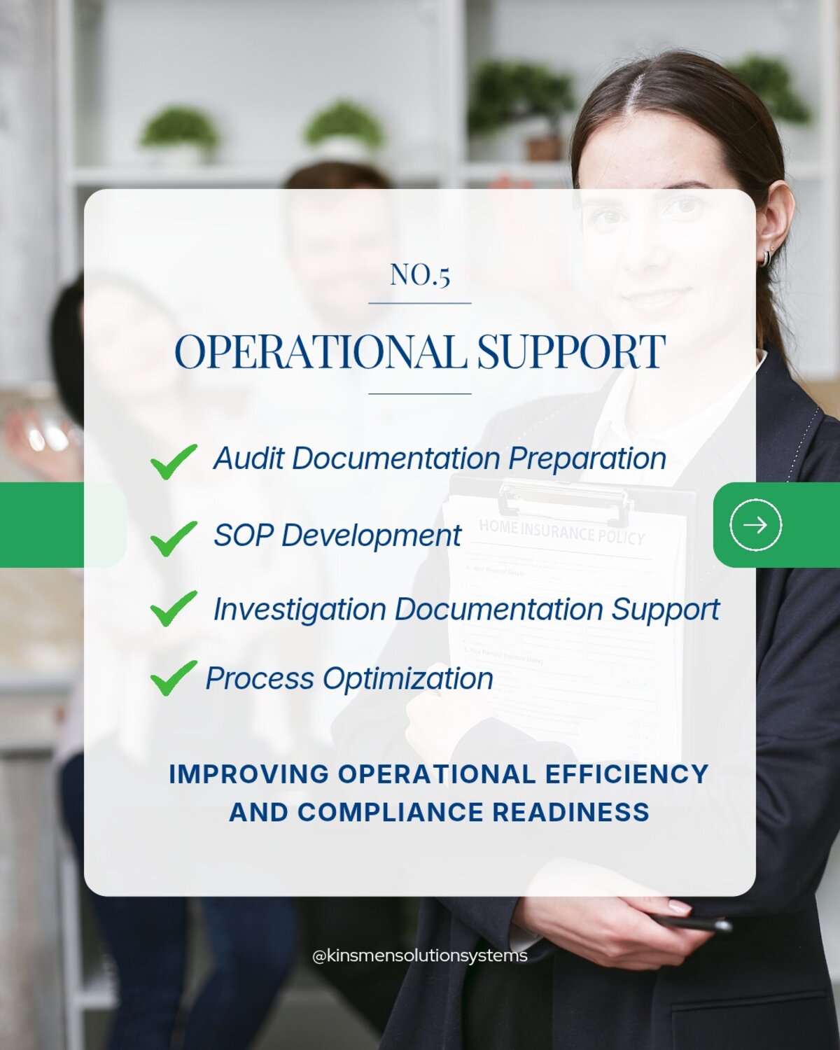 Operational Support service slide